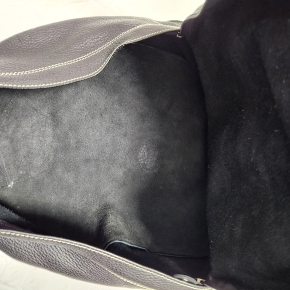 Men's Roots Pebbled Leather Backpack - Picture 15 of 15